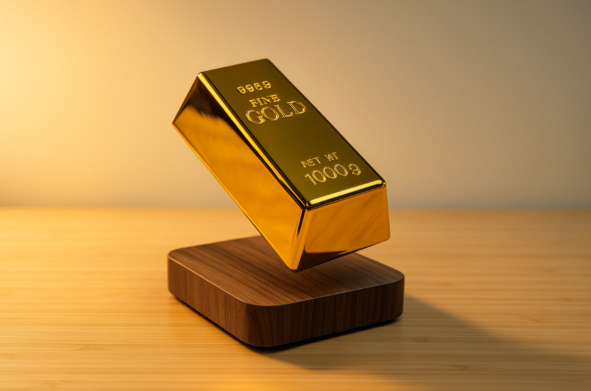 Elevated gold Bar